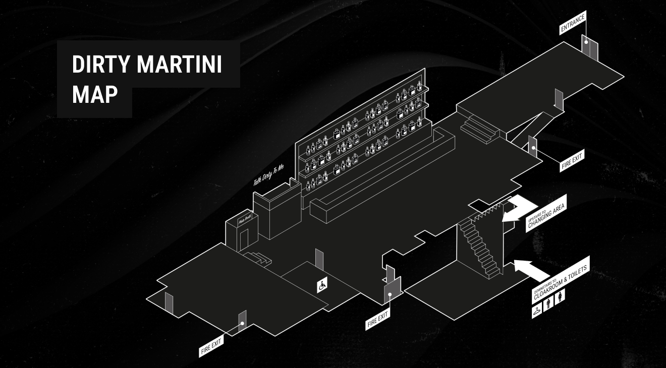 Map of Dirty Martini